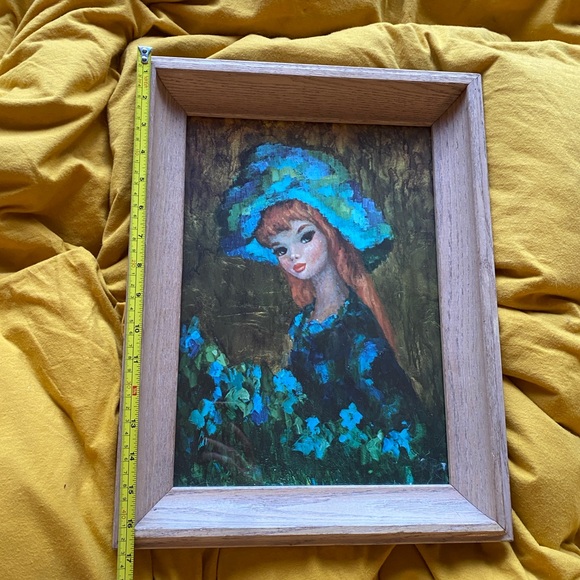 1960s MCM Print of a Girl - Picture 9 of 9